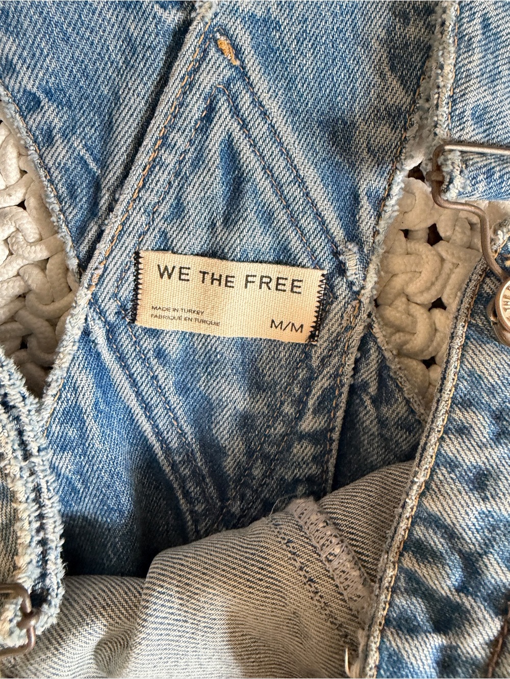 Free People Good Luck Barrel Overalls Rare Colorway - Picture 4 of 4